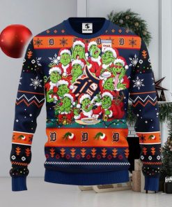 Detroit Tigers 12 Grinch Xmas Day Christmas Ugly 3D Xmas Sweater Christmas Gift For Fans