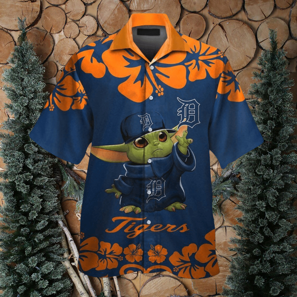 Detroit tigers button up 2025 shirt