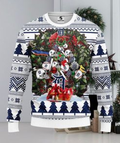 Detroit Tigers Christmas Tree Ugly Sweater