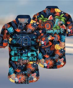 Detroit Tigers MLB Floral Unisex Hawaiian Shirt