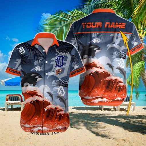 Detroit Tigers MLB For Fans 3D Hawaiian Button Shirt