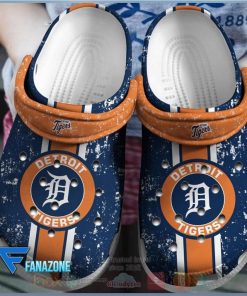 Detroit Tigers MLB Sport Crocs Clogs Shoes Comfortable