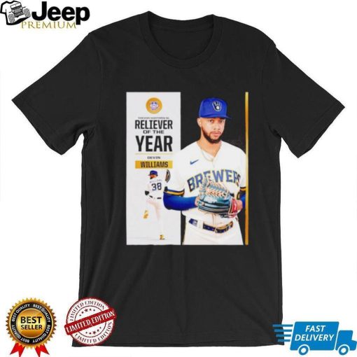 Devin Williams 2023 Trevor Hoffman National League Reliever of the Year poster shirt