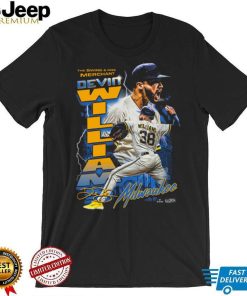 Devin Williams Swing & Miss Merchant MLBPA Tee shirt