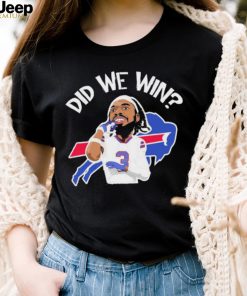 Did We Win Damar Hamlin Caricature Shirt