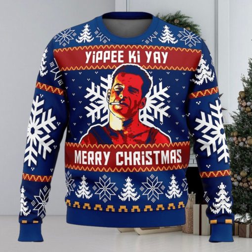 Die Hard Bruce Willis Christmas Movie Ugly Sweater