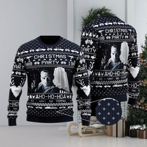 Die Hard Christmas Party Ho Ho Ho Ugly Christmas Sweater