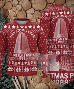 Die Hard Nakatomi Plaza Christmas Ugly Sweater Party 1988