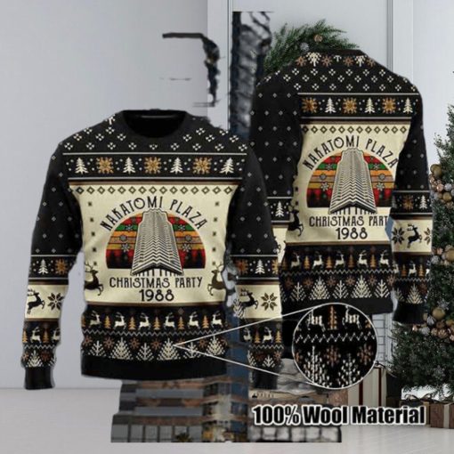 Die Hard Nakatomi Plaza Xmas Party 2023 Ugly Christmas Sweater