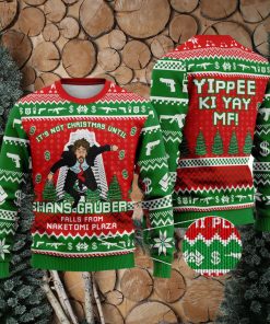 Die Hard Ugly Christmas Sweater Nakatomi Plaza Hans Gruber Christmas Movie Christmas Party