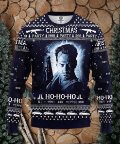 Die Hard Ugly Christmas Sweater Yippee Kiyay Ho Ho Ho