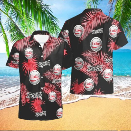 Diet Coke Palm Leaves Tropical Hawaiian Shirt And Shorts Unique Summer Gift