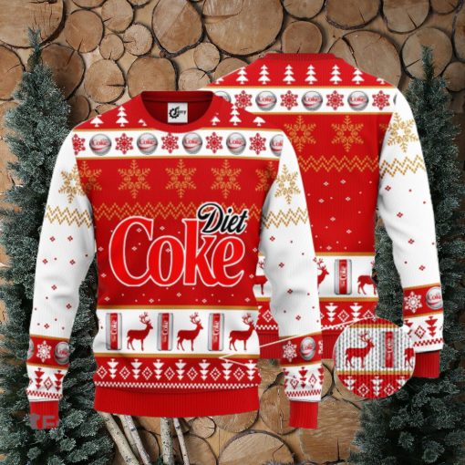 Diet Coke Snowflake Pattern Ugly Christmas Sweater Gift For Christmas