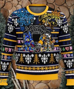 Digimon Ugly Christmas Sweater Funny Gift For Men And Women Fans