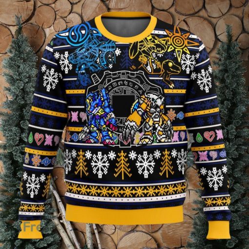 Digimon Ugly Christmas Sweater Funny Gift For Men And Women Fans