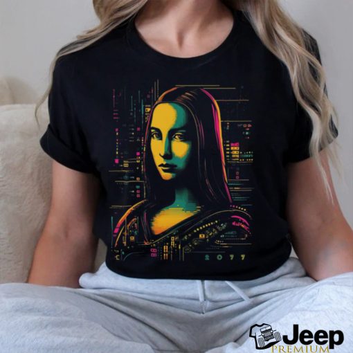 Digital Mona Lisa T Shirt