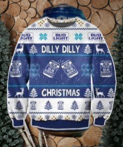 Dilly Dilly Bud Light Knitting Ugly Christmas Sweater Perfect Holiday Gift