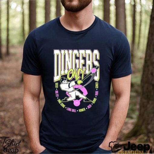 Dingers Only Tater Big Fly Ding Dong Longball Shirt