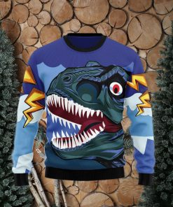 Dinosaur Face Ugly Christmas Sweater Gift Men Women