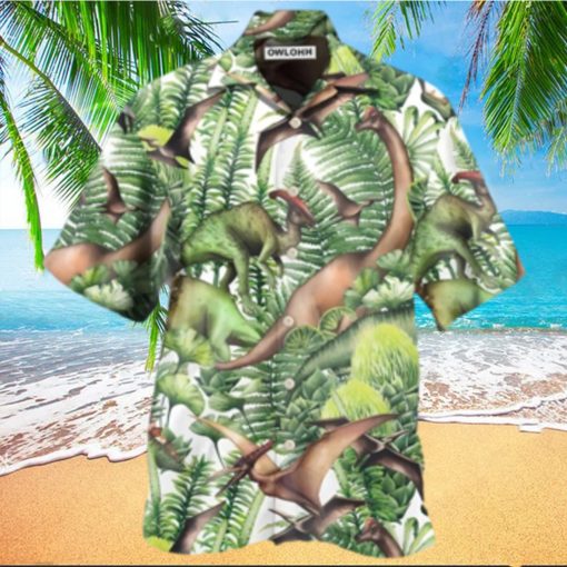 Dinosaur Jurassic Dinosaur Green Style Jurassic Park Hawaiian Shirt