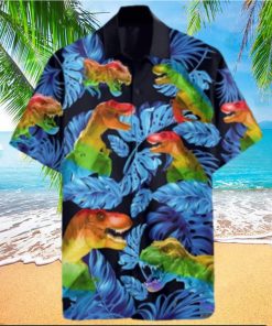 Dinosaur T rex Funny Dinosaur Hawaiian Shirt