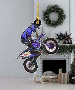 Dirt Bike Personalized Acrylic Ornament