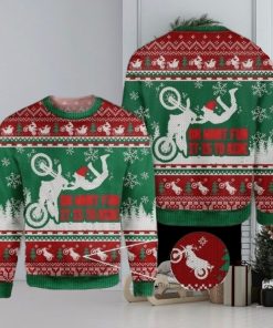 Dirtbike Ugly Sweater For Christmas