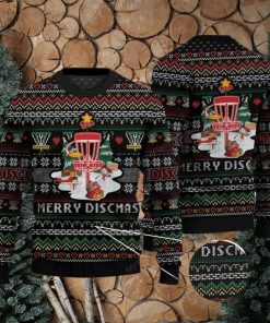 Disc Golf Lovers Gift Merry Discmas Ugly Christmas Sweater 3D Gift For Men And Women