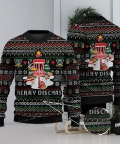 Disc Golf Lovers Gift Merry Discmas Womens Ugly Sweater