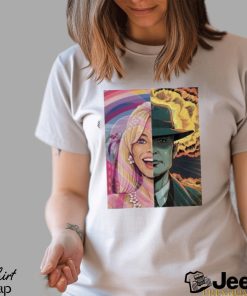 Discussingfilm Barbie Vs Oppenheimer Art By Jonattfieldart shirt