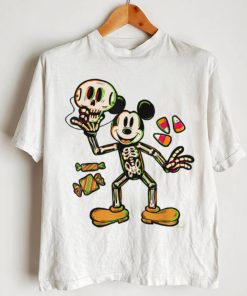 Disney 100 Mickey Mouse Skeleton Costume Halloween D100 T Shirt