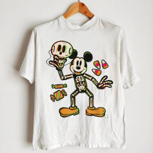 Disney 100 Mickey Mouse Skeleton Costume Halloween D100 T Shirt