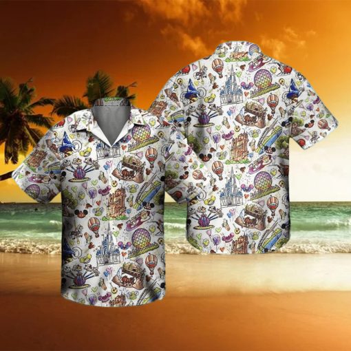 Disney Aloha Mickey Mouse Hawaiian Shirt Beach Lovers Gift