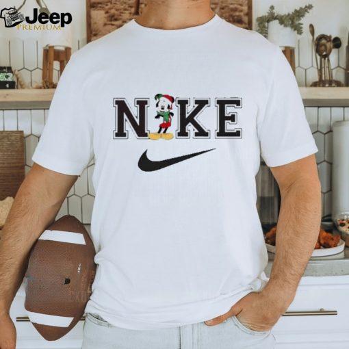 Disney Christmas Mickey Mouse Nike Logo 2023 Shirt