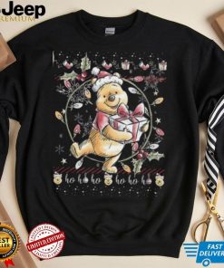 Disney Christmas Winnie The Pooh Ugly Sweater Style Designed T shirt
