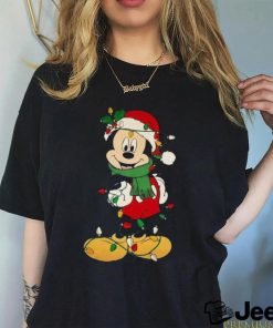 Disney Couples Mickey and Minnie Mouse Christmas Lights shirts