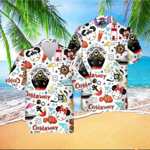 Disney Cruise Hawaiian Shirt, Short Sleeve Hawaiian Aloha Shirt, Disney Shirt, Disney Cruise Birthday Hawaiian