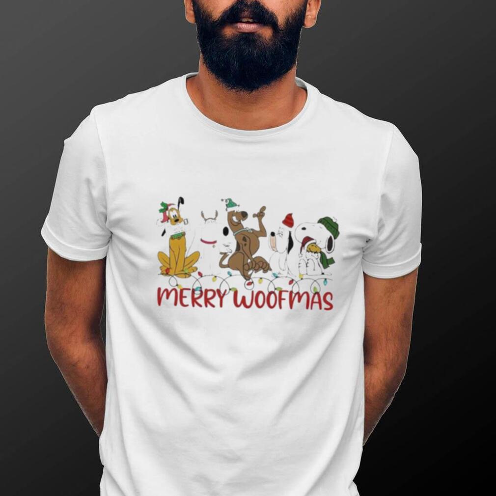 Disney Dogs Merry Woofmas Shirt