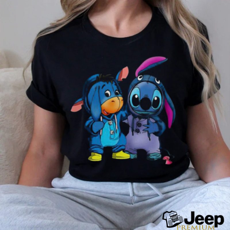 Disney Eeyore and Stitch Cute Costume Best Friends Shirt