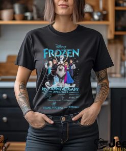 Disney Frozen 10th Anniversary Thanks You For The Memories Shirt