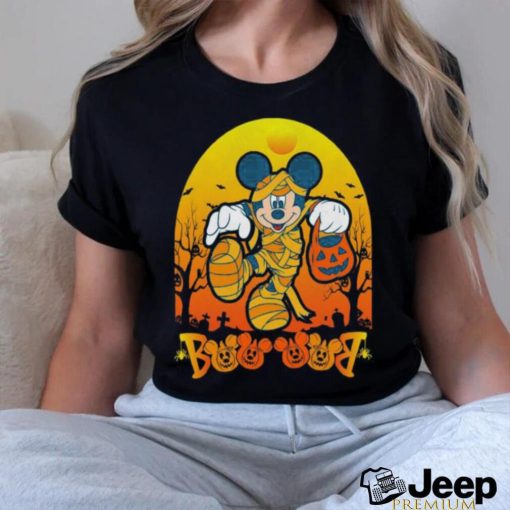 Disney Halloween Boo Mummy Mickey Mouse Horror Scary Disneyland Trip T shirt