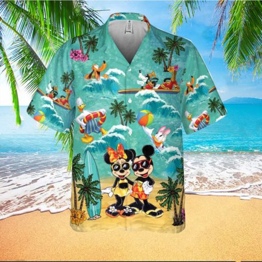 Disney Mickey And Minnie Hawaiian Shirt Disney Magical Hawaii Tee