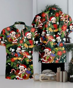 Disney Mickey Christmas Tree Hawaiian Shirt