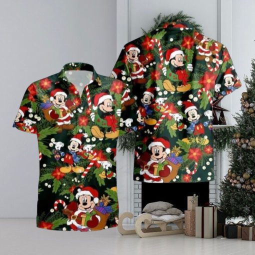 Disney Mickey Christmas Tree Hawaiian Shirt