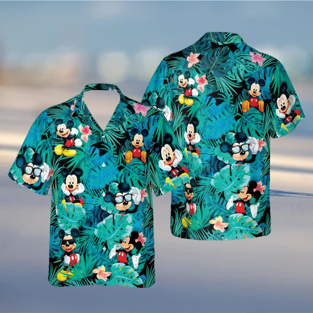 Atlanta Braves Minnie Mouse Hawaii Shirt Summer Button Up Shirt For Men  Women