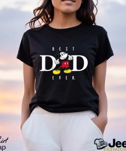 Disney Mickey Mouse Best Dad Ever Thumbs Up Father’s Day T Shirt