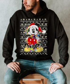 Disney Mickey Mouse Christmas Lights, Ugly Christmas T Shirt