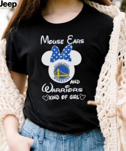 Disney Mickey Mouse Ears and Golden State Warriors Kind Of Girl T Shirt