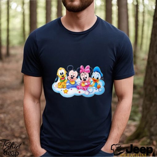 Disney Mickey Mouse Friends Figure Short Sleeve T Shirt Men Unisex