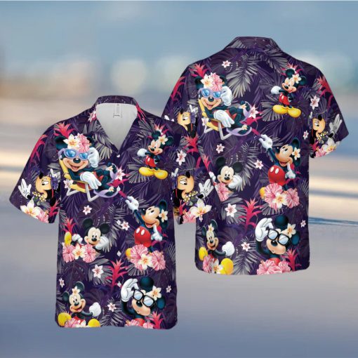 Disney Mickey Mouse Hawaiian Shirt bUTDLxxas